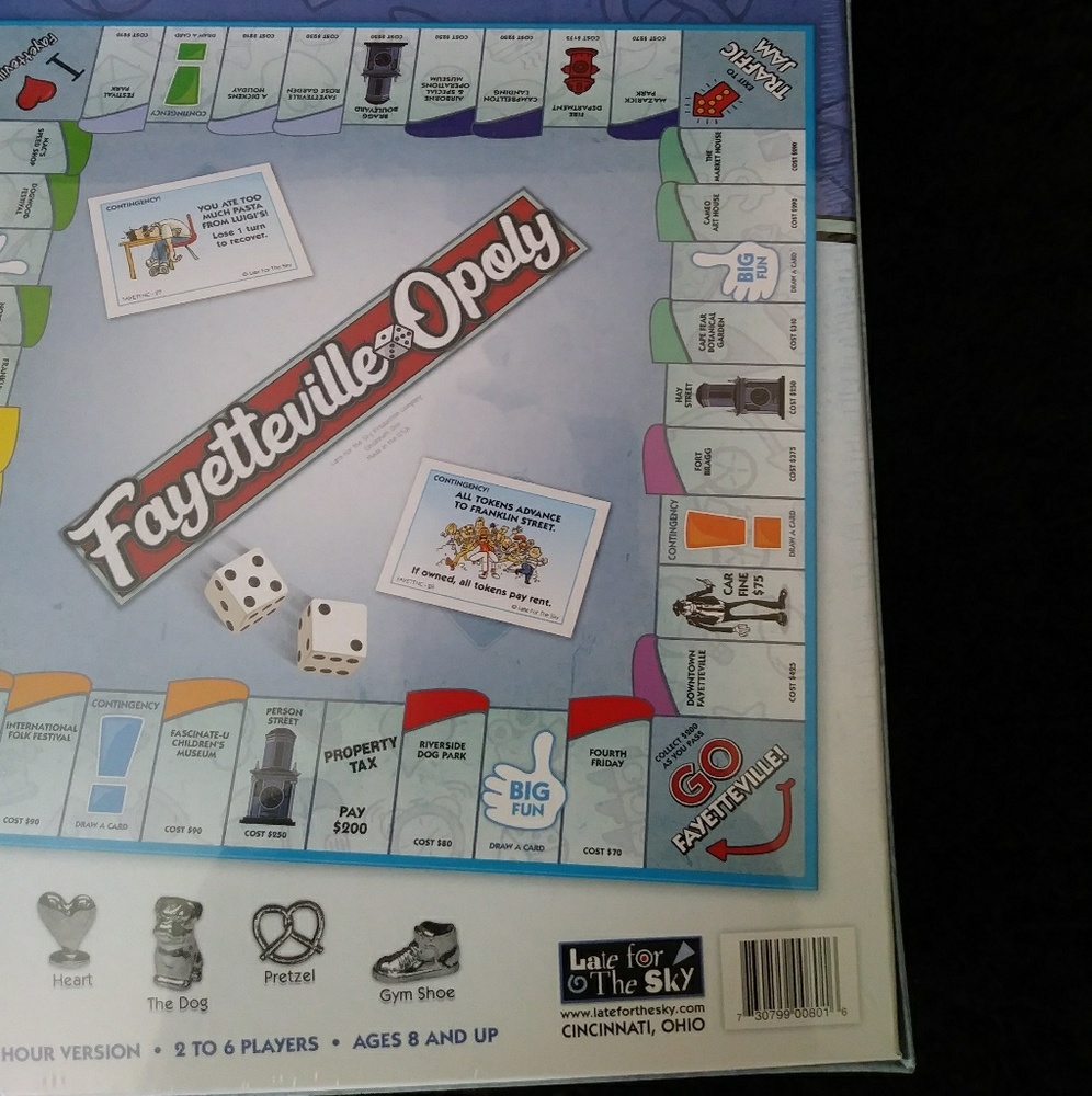 🆕Fayetteville-Opoly Board Game Fayetteville NC - Picture 5 of 8